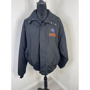 Vintage 80s/90s Broncos Jacket Mens Large M & M Sports Quilted Lined made in USA